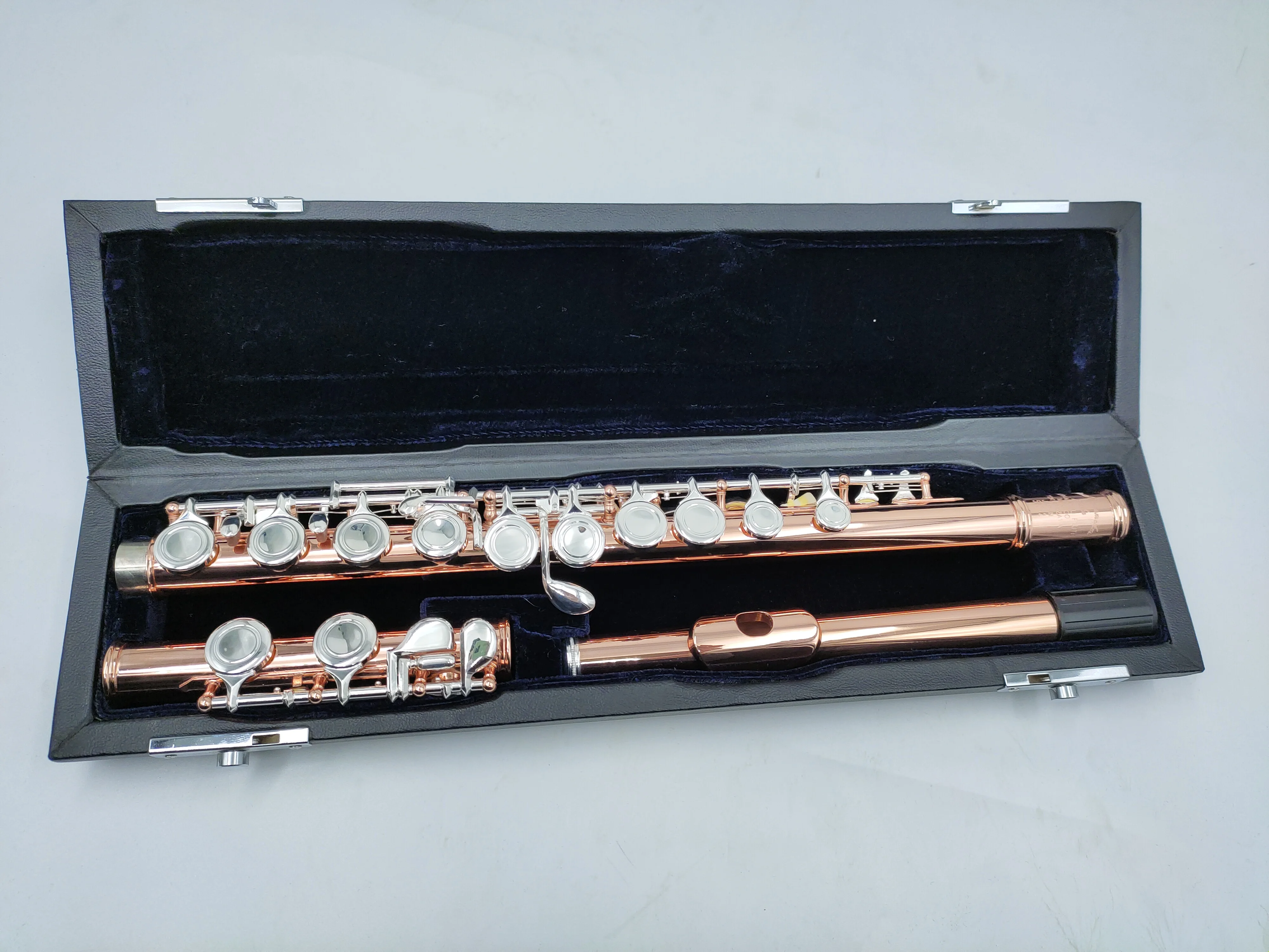 Горячее тиснение золотом лак мураматсу флейта отверстия Разделение E 16 ключей