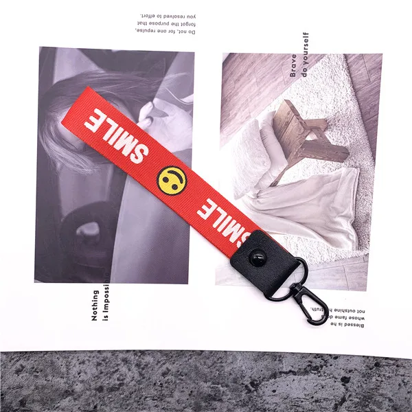Мозаика любовь лента с узором подвесной ремешок шнурок для ключей ID Держатели мобильный телефон шеи ремни для USB бейдж держатель повесить веревку - Цвет: PTSZ-00307