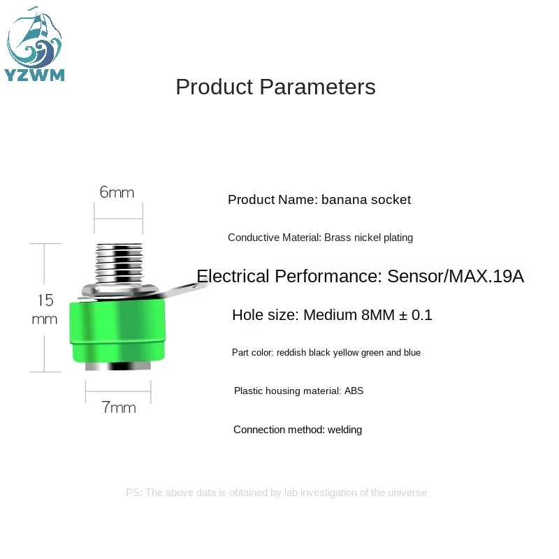 Разъем типа банан 4 мм медный 4-х контактный разъем аудиоаксессуары соединитель