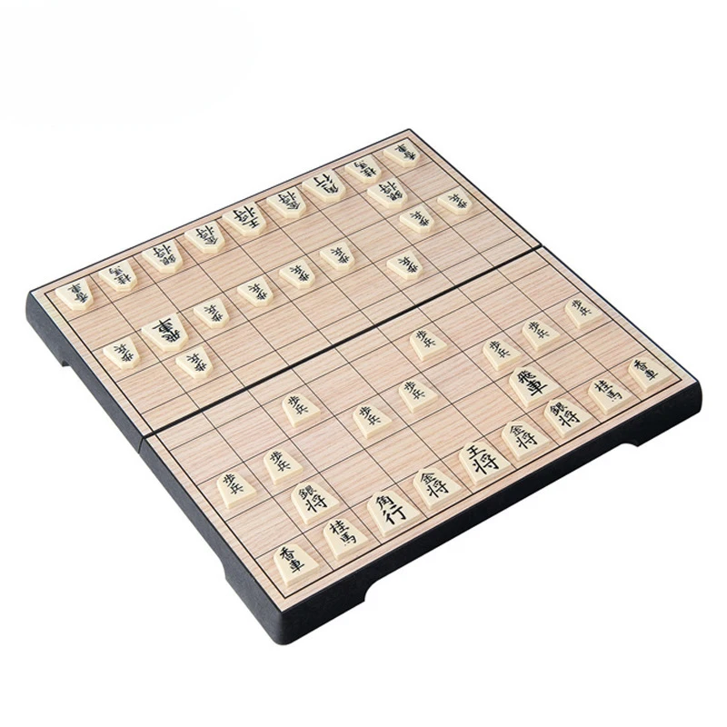 

Японские магнитные складные японские шахматы Shogi, набор для путешествий, развивающие игрушки, подарок для детей и взрослых, 25 × 25 × 2 см