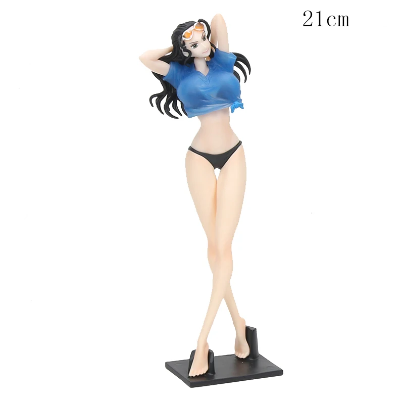 Одна деталь рисунок Boa Хэнкок Нико Rejiu Калифа фигурка Nami PVC Моделя с хорошим спросом игрушки Одна деталь плюшевая кукла аниме подарки - Цвет: 3747 21cm nico bag