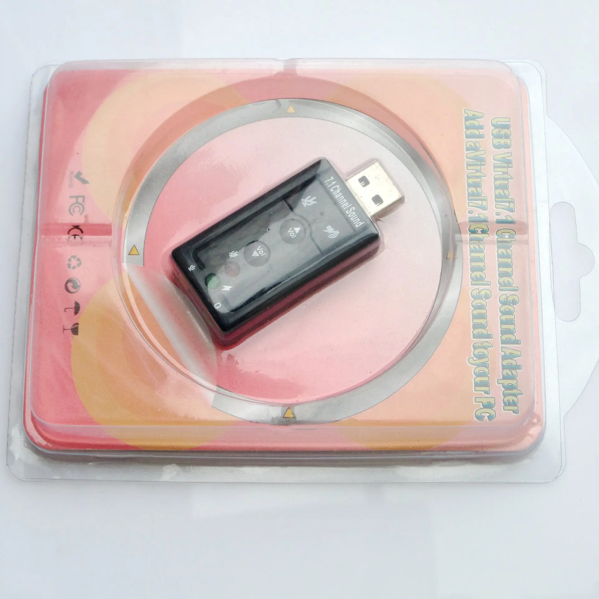 Мини-usb 2,0 3D Virtuelle 12 Мбит/с Внешний 7,1 канал аудио адаптер для карт сон карт сын аудио адаптер портативный мини-usb