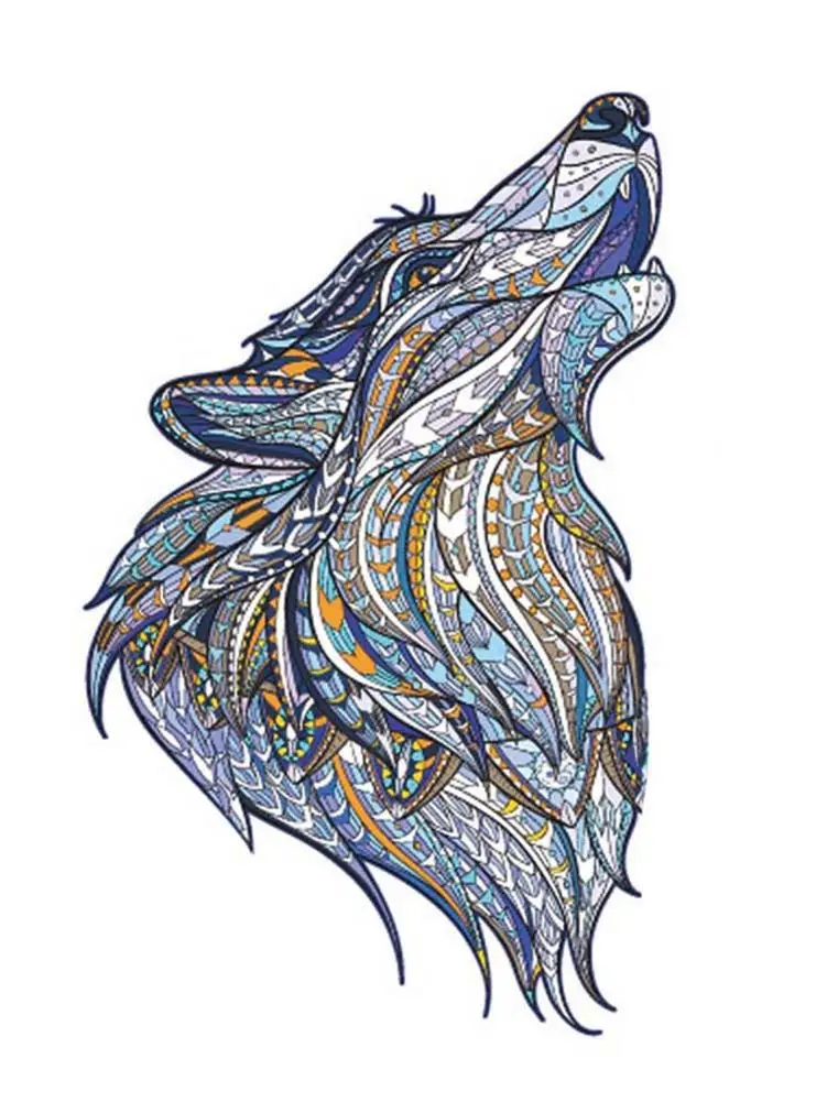 Creativity Jigsaw Puzzle High-quality Basswood Unique Lion Wolf Shape Animal Fun Game Gift For Adults Kids | Игрушки и хобби