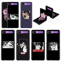 phone case for samsung galaxy z flip3 5g z flip 3 5g zflip cover cellphone shell mobilephone fundas japanese anime aesthetic
