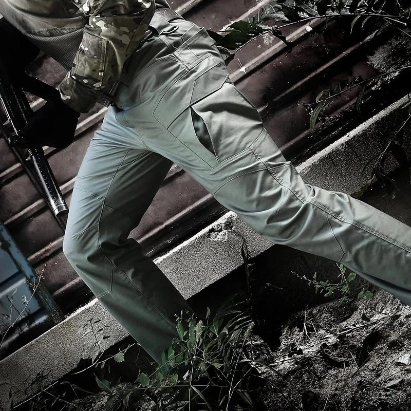 Мужские военные тактические брюки армейские брюки-карго с большими карманами |