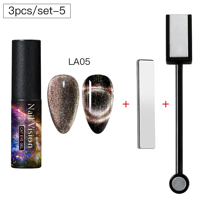 ZH08040 Nail Vision 9D Galaxy Cat Eye гель-Хамелеон Гель для ногтей длительный Galaxy Star эффект кошачьих глаз замачивается УФ/светодиодный - Цвет: ZH08040