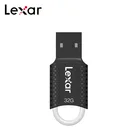 Оригинальный Lexar Jumpdrive V40, USB 2,0, карта памяти 32 ГБ, 64 ГБ, флэш-накопитель, мини-ключ, ручка, черный U-диск для ПК
