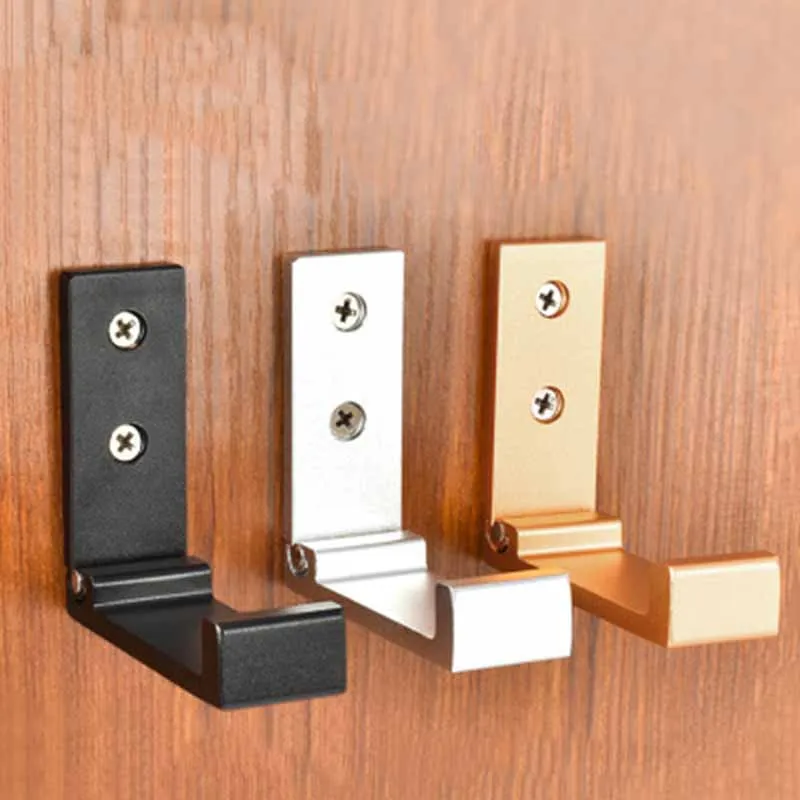 

Home Towel Foldable Alloy Aluminum Cloth Coat Hat Hanger Wall Hooks Rack Folding 1 Pc Portable
