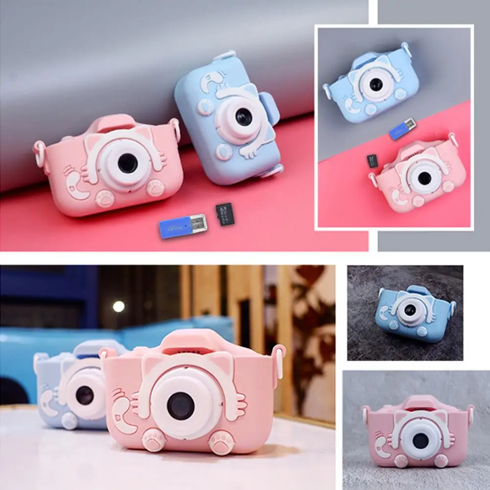 X5S 2.0'' 20MP Mini Kids Camera IPS Screen HD 1080P Children Digital Photo Camera Toy With 600mAh Lithium Battery Christmas Gift