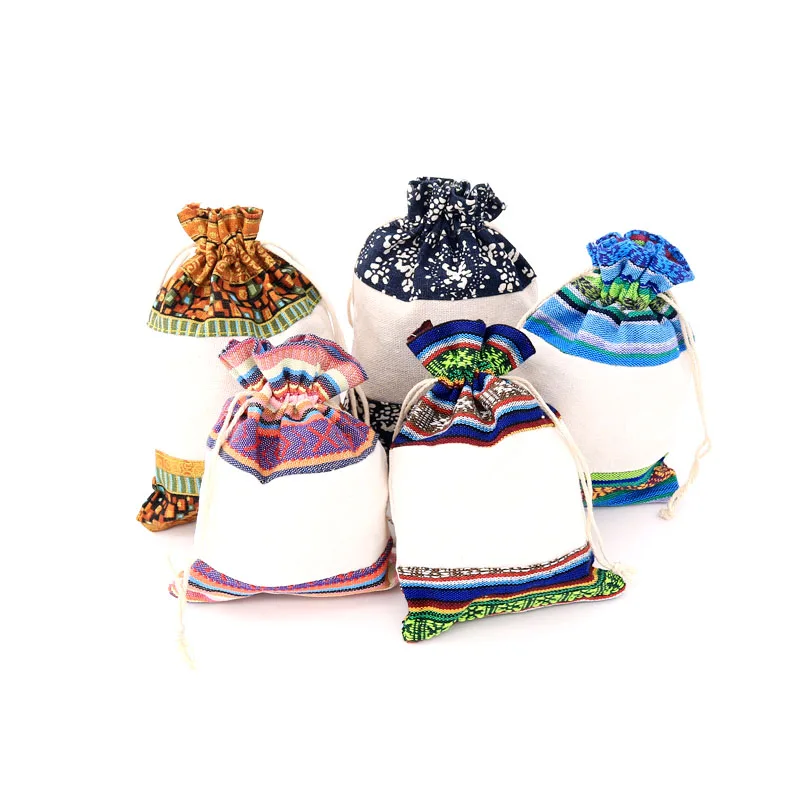 13*18 см свежие ранние витрины для ювелирных изделий Лоскутная Хлопковая сумка с