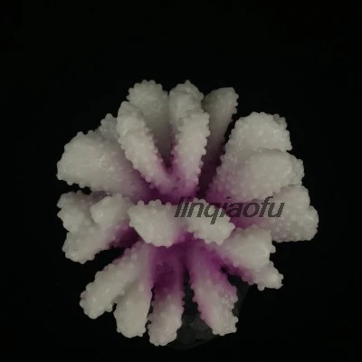 Имитация светящихся коралловых украшений для аквариума украшения из смолы