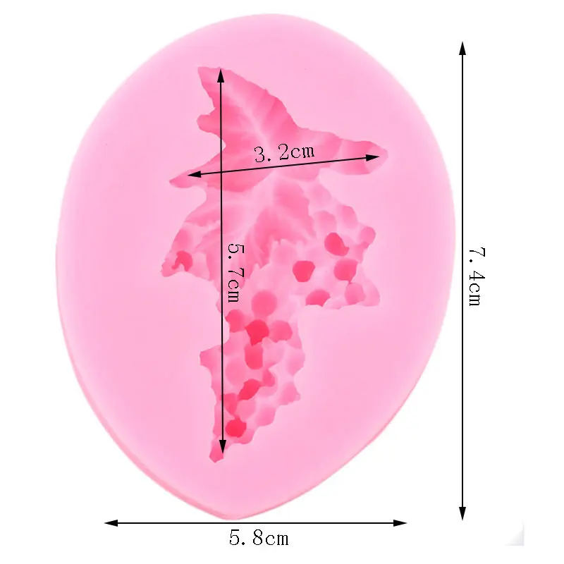 Виноград лист виноградной лозы силиконовые формы инструменты для украшения