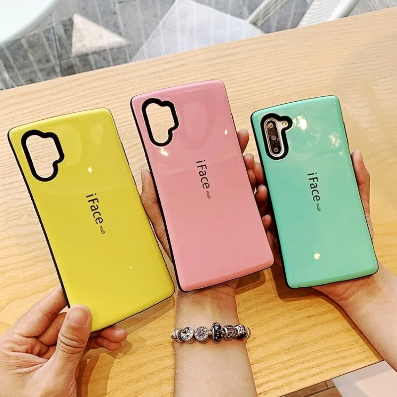 Противоударный чехол для samsung Galaxy Note 10 Plus чехол Iface Mall полная защита Противоскользящий чехол для samsung Galaxy Note 9 чехол