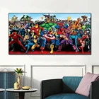 Набор для рисования на холсте, постер с изображением супергероев, Капитана Америка, настенные картины для гостиной, скандинавский Декор для дома