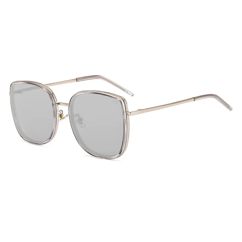

Retro Classic polygon Polarized Sunglasses Men Brand Designer Sun Glasses Women Vintage Metal Frame Black lens Eyewear UV400