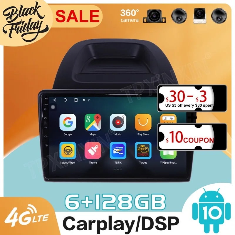 

Android10 128GB for Ford Ecosport 2018 2019 2020 Car GPS Navigation Auto Radio Stereo Video Multimedia Player Carplay Head Unit