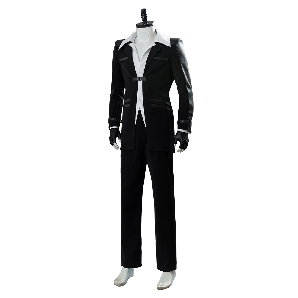 Final Fantasy 7 Reno Costume FF Cosplay Uniform Remake Jacket Pants Suit Halloween Carnival Men Women clothes | Тематическая одежда