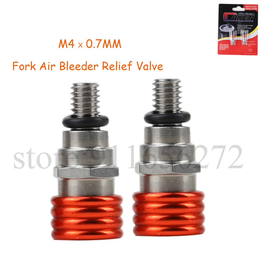

M4x0.7 Fork Air Bleeder Valves For 85 125 150 250 350 450 500 SX SXF EXC XC XCF XCW XCFW TE FE TC MX MOTOCROSS DIRT BIKE WP