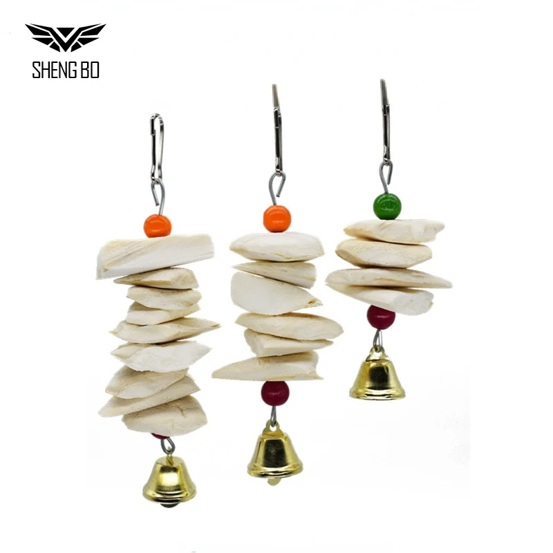 

Parrot Bird Toys Cages Accessories Women's Canaries Calopsita Budgie Stainless Steel Stand Chewable Games Birds Supplies Bell
