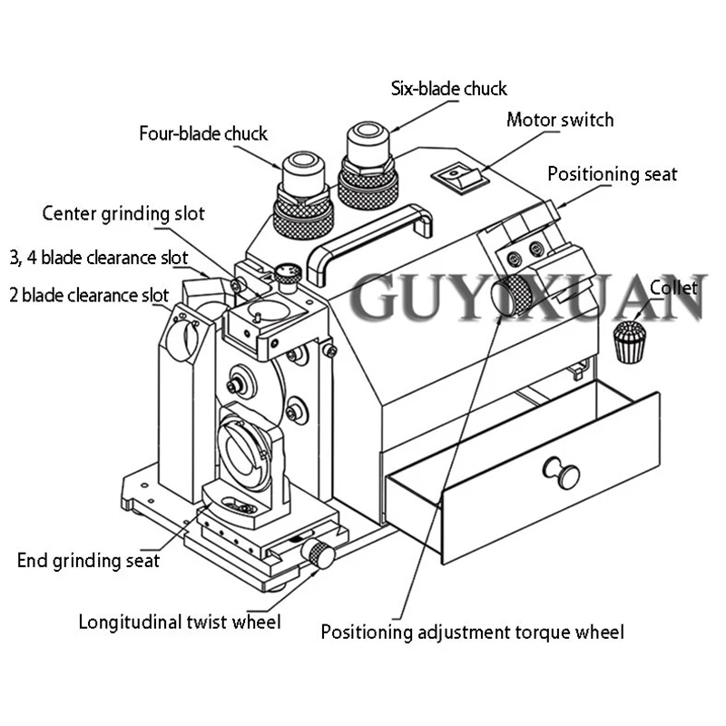 

234 Grinding tool for tungsten carbide milling cutter with edges MR X3