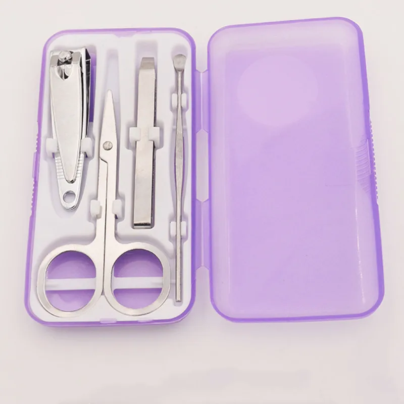 Кусачки для ногтей профессиональные из нержавеющей стали набор 4 предметов в