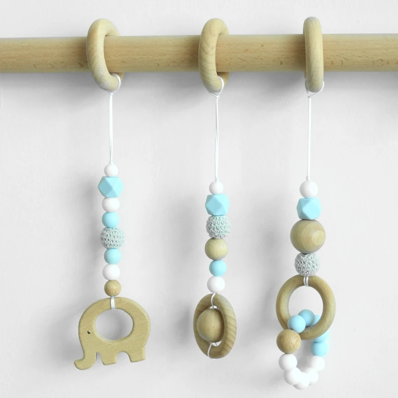 

Деревянный кулон с животными, детский игровой тренажерный зал, не содержит Бисфенол А, пищевой класс, деревянные прорезыватели, игрушки, интерактивный подарок ребенку на день рождения