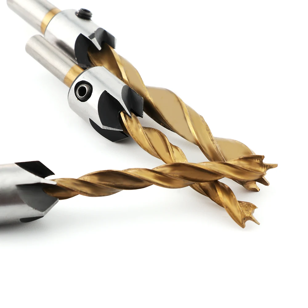 Сверло с концевой фаской 5 титановое сверло зенкером из углеродистой стали