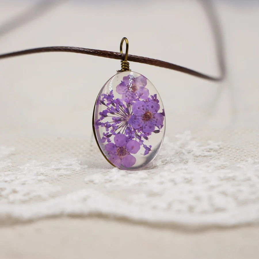 Лко Новое поступление ожерелья желаю ожерелье с кристаллом в форме цветка