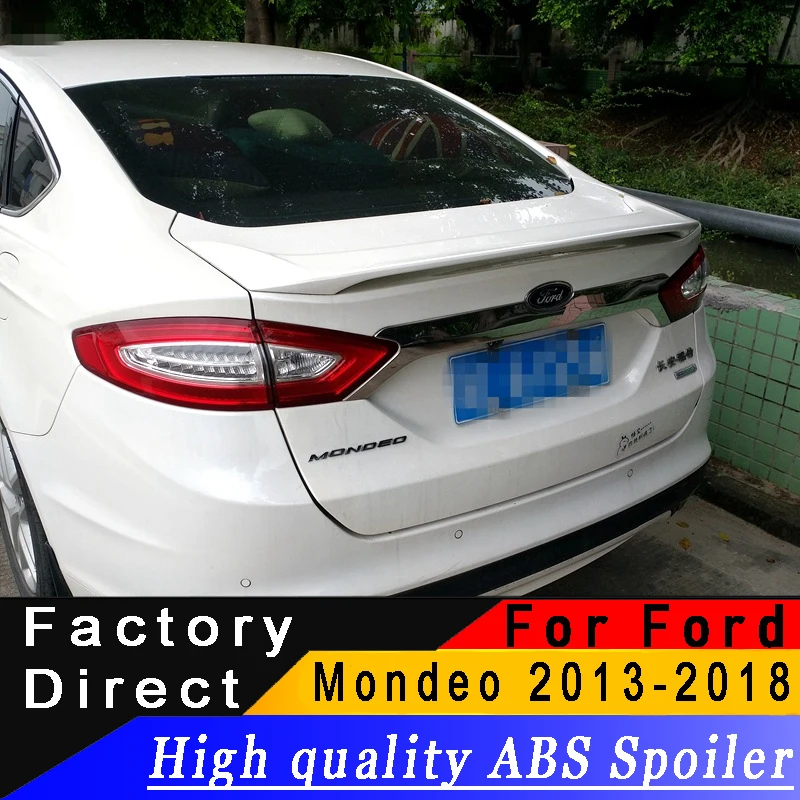 Для Ford Mondeo 2013 до 2018 новый тип задний спойлер Высокое качество ABS из материала