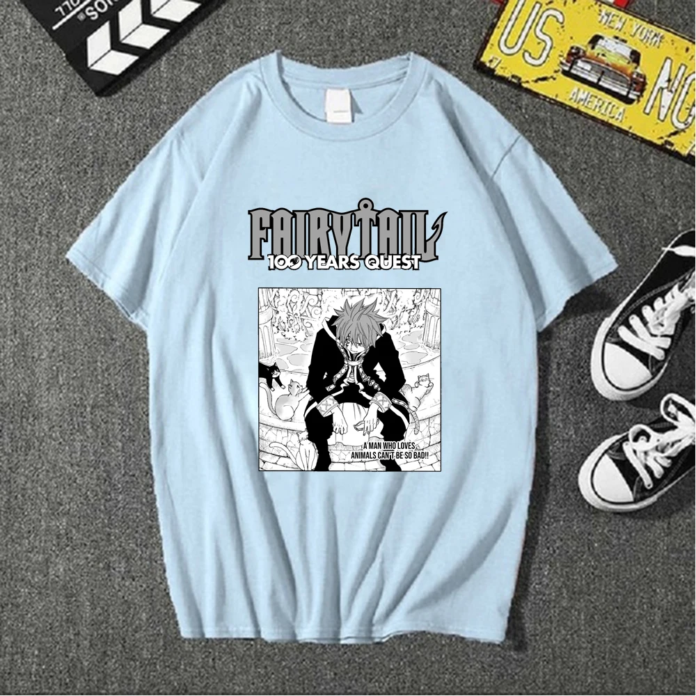 

Fairy Tail Graphic Tees Men Harajuku Kawaii Cartoon Natsu Tshirt Funny Japanese Anime Hisoka T Shirt Tops Unisex Male
