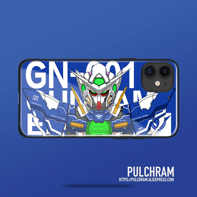 Стеклянный Мягкий силиконовый чехол для телефона RX-0 UNICORN GUNDAM IPhone SE 6s 7 8 Plus X XR XS 11 12