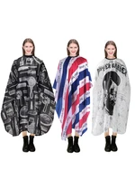 barber shop stripe coat hairdressing salon apron haircut tarpaulin cloak clean hair cutting cloak hairdressing barber accessorie