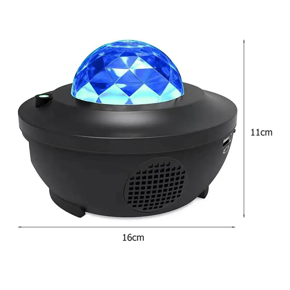 Цветной проектор звездного неба Blueteeth USB музыкальный проигрыватель с голосовым