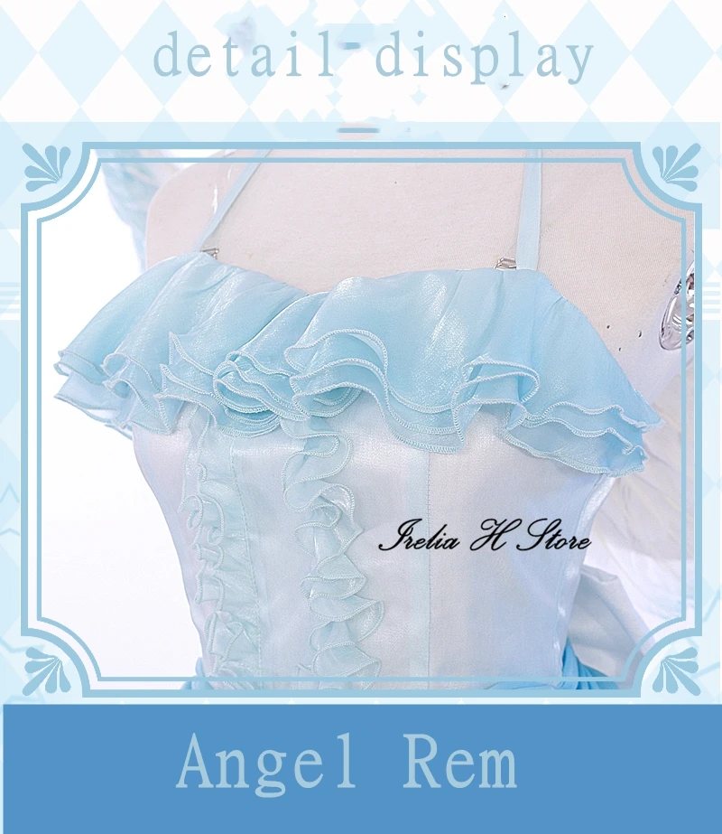 Irelia H Store Re: Life in a другой мир от zero Angel Rem Косплей Костюм женский | Тематическая