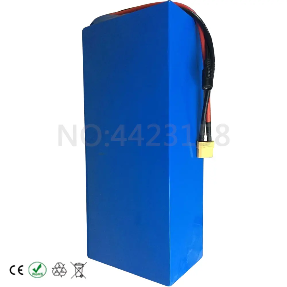 Литий ионный аккумулятор для электрического велосипеда 52 в 8 А 10 12 а 13 15 16 18 20 2000 Вт