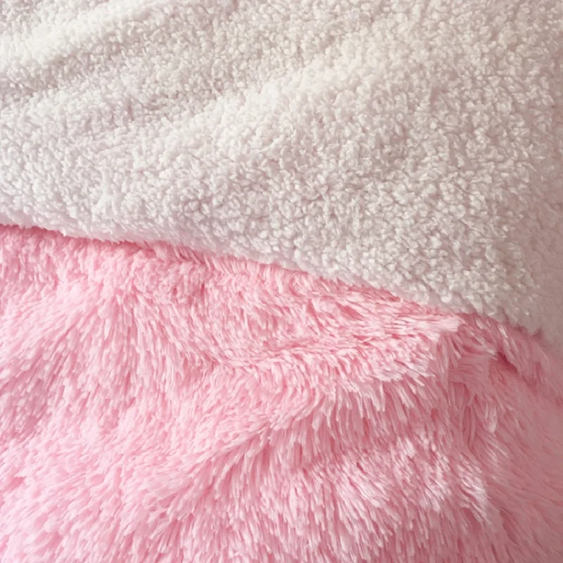 Зимнее постельное белье супер теплый длинный плюшевый Комплект постельного