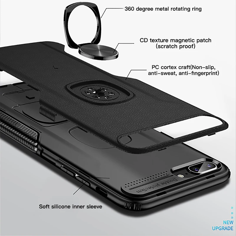 ! ACCEZZ защитный чехол для телефона Xiaomi Redmi Note 7 Гибридный противоударный