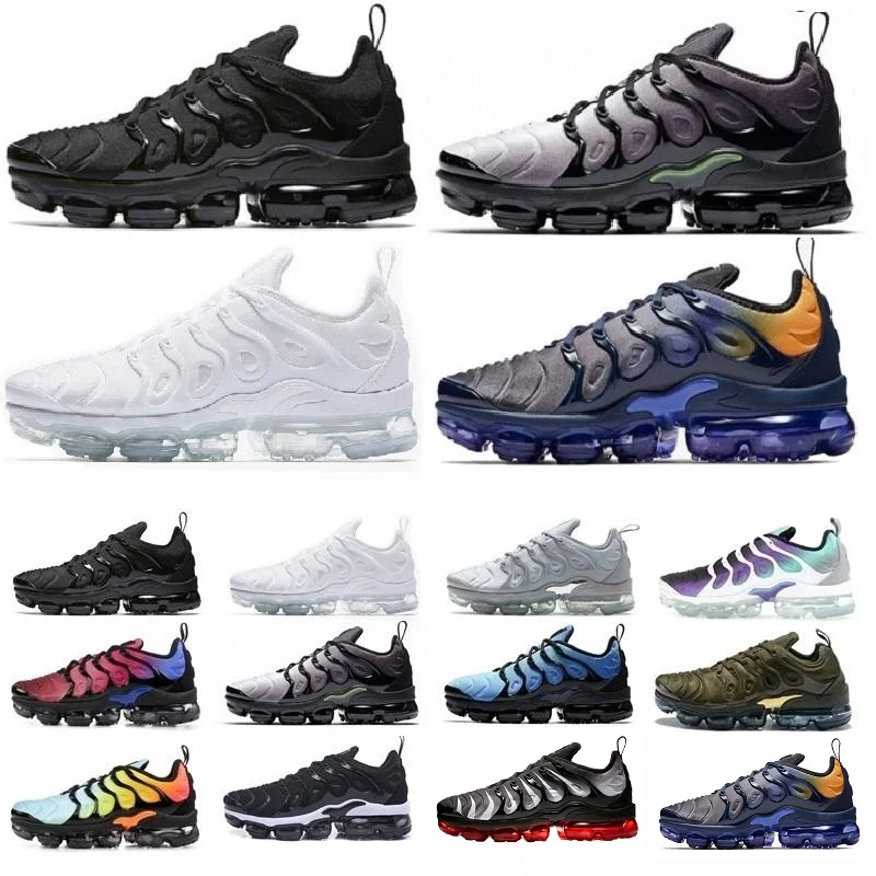Оригинальная Бесплатная доставка 2019 Air Plus Tn оливковая Мужская обувь Кроссовки TN