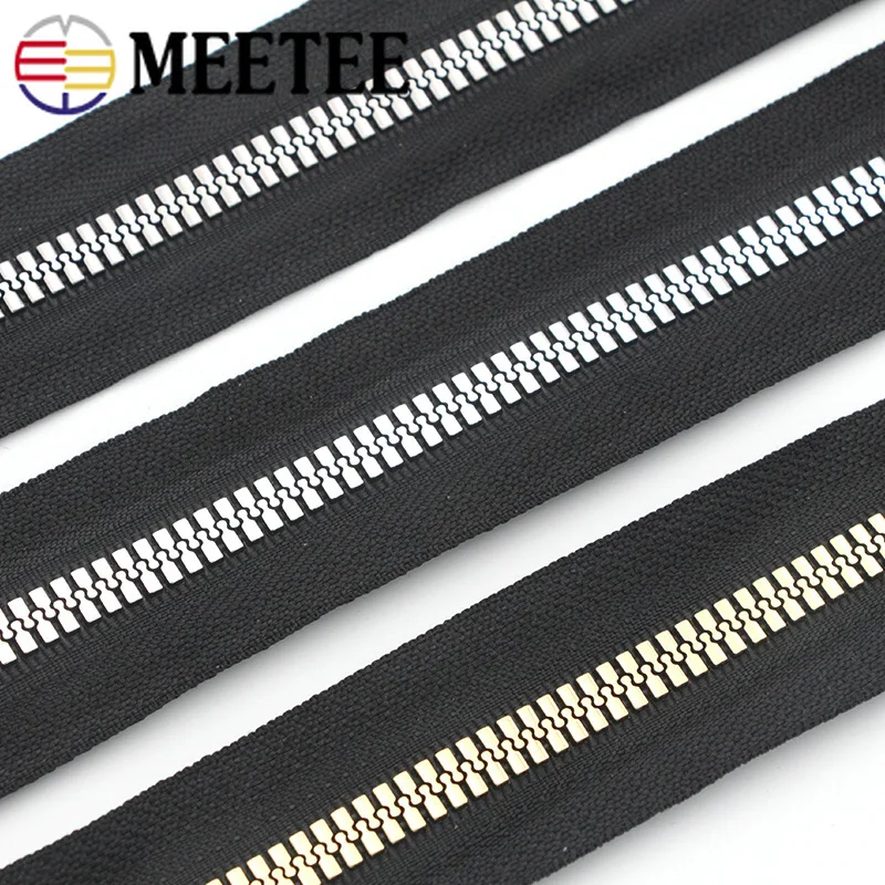 

Meetee 4M 3# 5# 8# 10# 15# Resin Zipper Coded Coil Large Zippers for Jacket Outdoor Tent Decoration Zip DIY Sewing Accessories