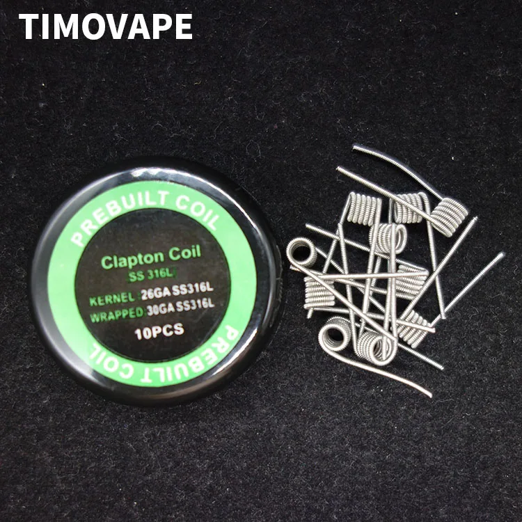 Предварительно собранная катушка Ni80 nichima A1 SS316L нагревательная Alien Clapton DIY готовые
