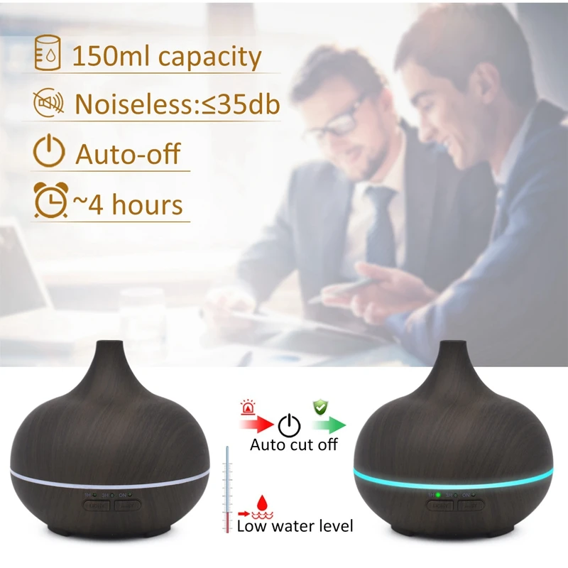 

1 Set USB Aroma Diffuser Air Humidifier Essential Oil Diffuser & 20Pcs Filter Brush Mop Cloth Set