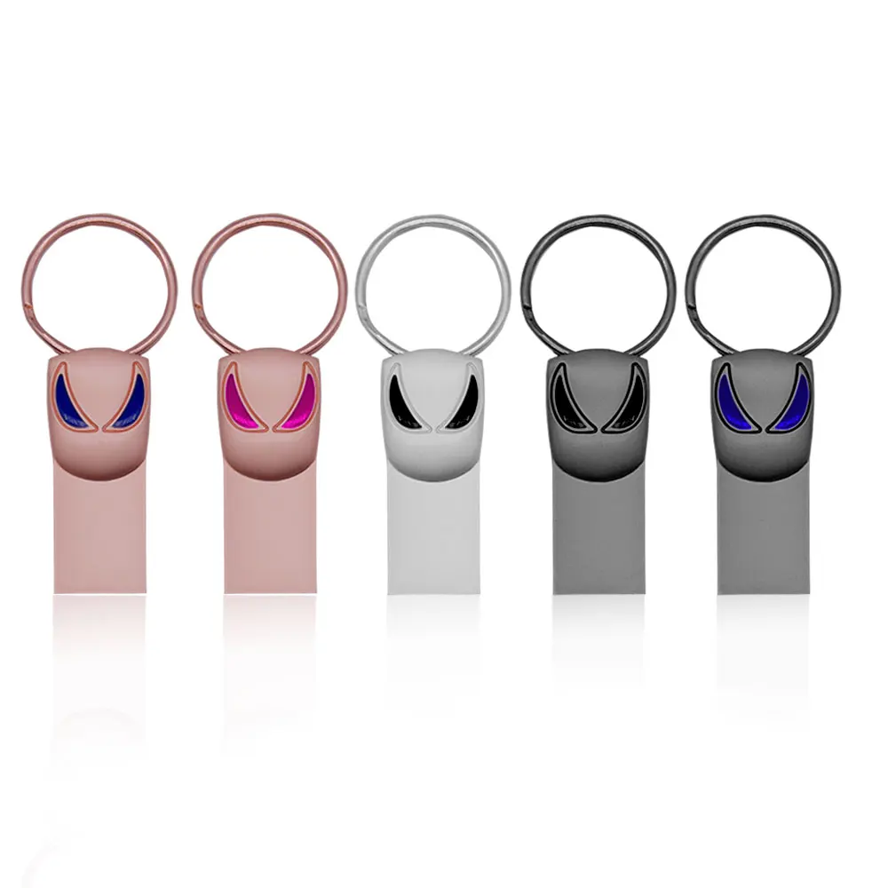 Мини флеш-накопитель USB 4 ГБ 8 16 32 64 Гб Флешка металлический флеш-диск usb 2 0 Брелок