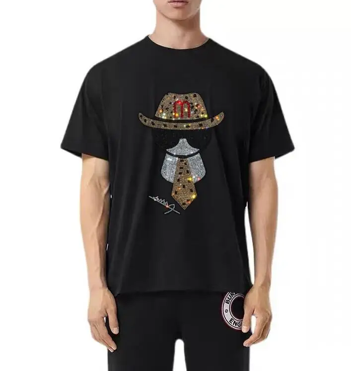 

Мужская футболка с коротким рукавом, повседневная Приталенная футболка с коротким рукавом, 2021