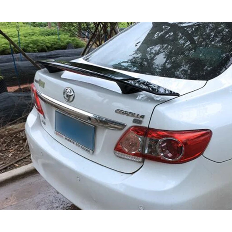 Спойлер для Toyota Corolla 2006 - 2013 года высокое качество АБС-пластик углеродный черный