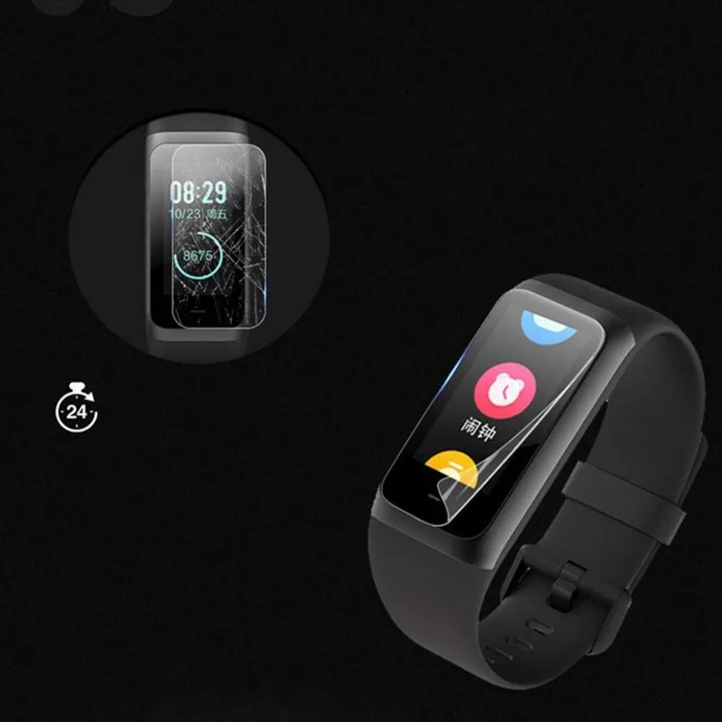 Мягкая прозрачная защитная пленка из ТПУ для смарт-браслета Xiaomi Midong Huami band Amazfit Cor 2