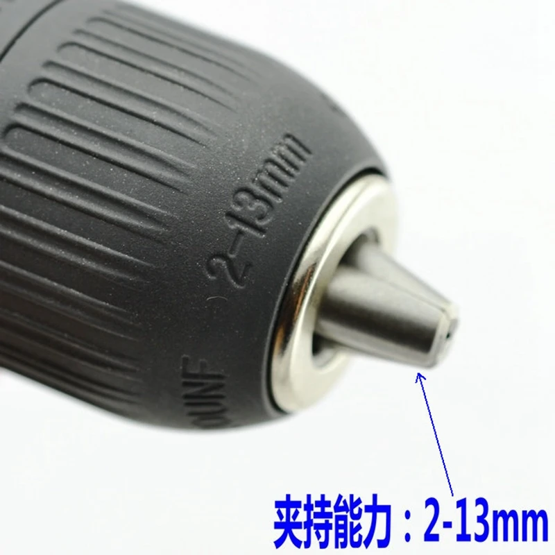 1PC 2-13mm HSS Keyless Impact Drill Bit Chuck Hand Tool With Lock And SDS Adaptor Two pits two grooves / Four pit side handle - купить по
