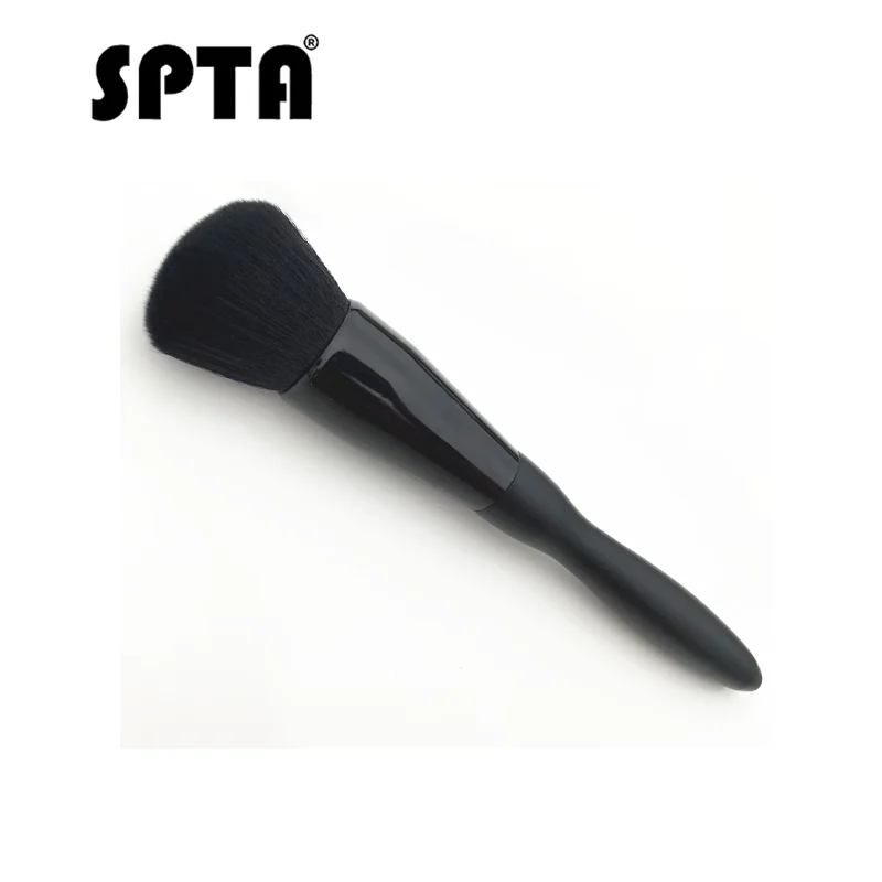 SPTA щетки для салона автомобиля 24 см ультра мягкая белая Детализация кисть Электростатическая Очистка щётки промывка очиститель для автомобиля - Цвет: 18cm Brush Black