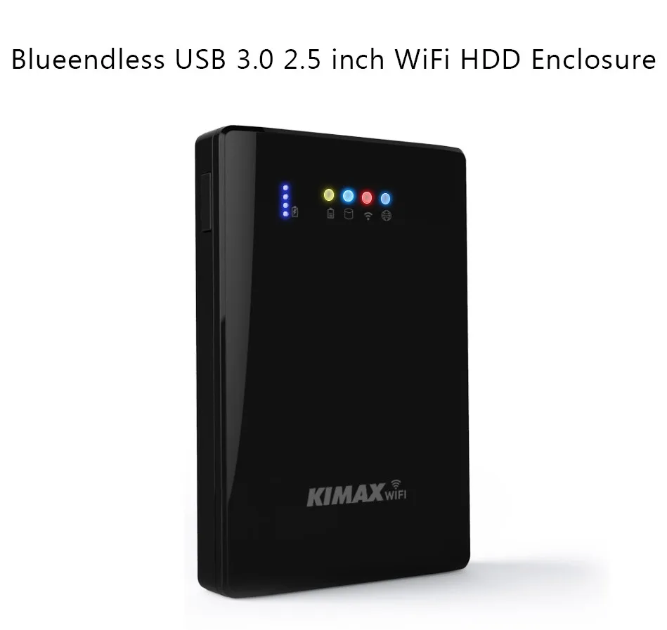1 шт./лот blueendless 4000 мАч Внешний аккумулятор беспроводной костюм для Hdd ssd корпус WiFi