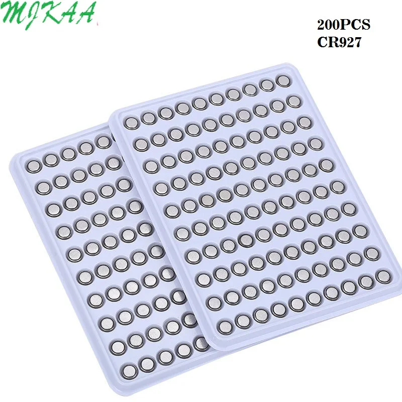 200 шт. CR927 литий-ионная Кнопка монета клеток батареи 927 DL927 BR927 CR927-1W ECR927 5011LC KCR927 LM927 акумуляторная батарея