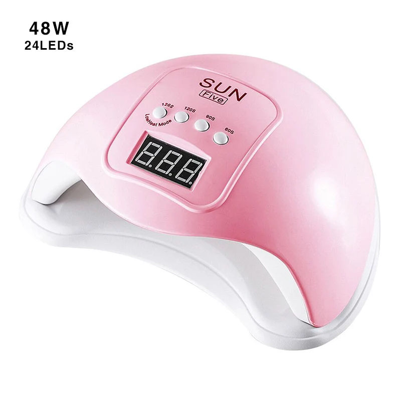 Светодиодный УФ-Гель-лак для ногтей 48 Вт USB-лампа светильник сушки гель-лака